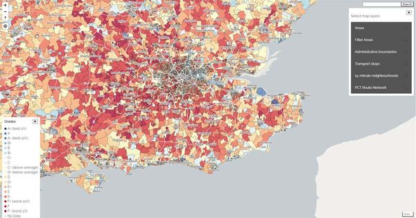 Place-based Carbon Calculator visualiseert koolstofvoetafdruk  
volgens woonplaats