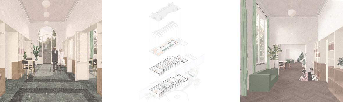 Polygoon ROOILIJN Steenmeijer Macobo cohousing co-housing Kasteel Boekenberg Boekenbergpark Symbiosis vzw senioren 50+ Deurne monument beschermd erfgoed Jan Pieter van Baurschiet  Hof van plaisantie renovatie herbestemming 