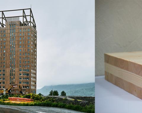 Mjøstårnet, het grootste houten flatgebouw ter wereld